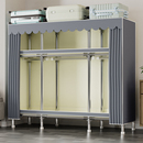 衣柜家用卧室简易组装 布衣柜加粗加厚钢管结实耐用出租房收纳柜子