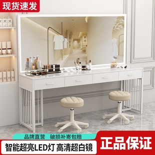 美容院化妆台影楼专用带灯婚纱店学校彩妆店化妆师化妆桌梳妆台