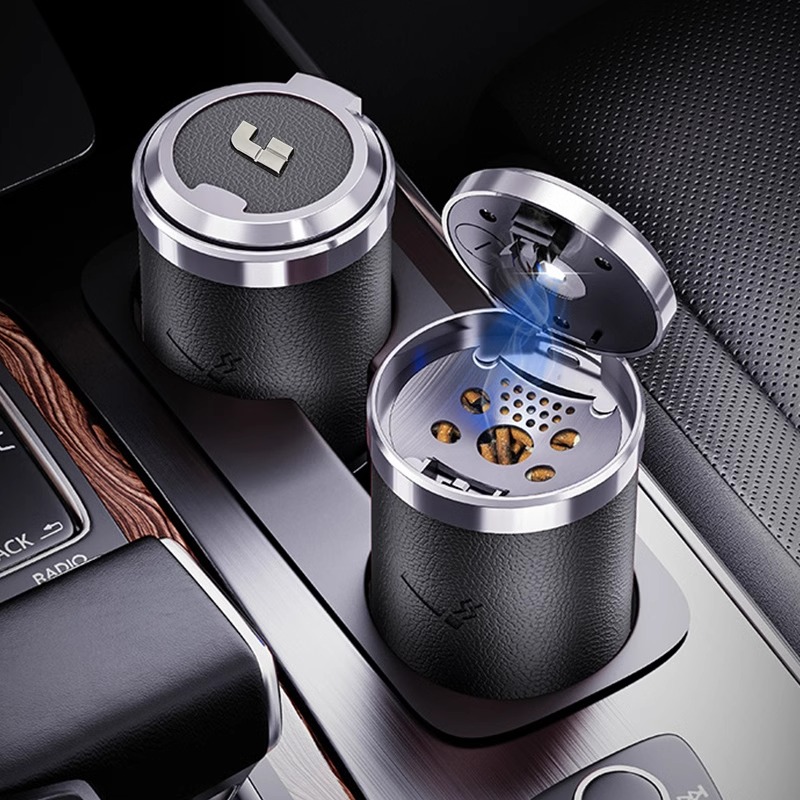 理想烟灰缸自动开盖防飞灰