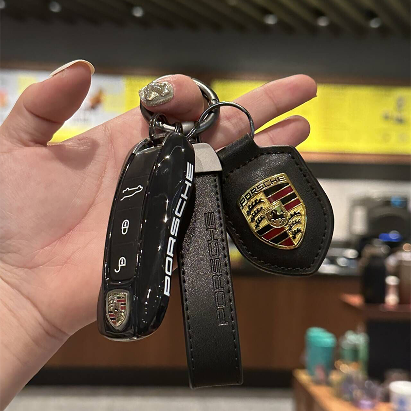 保时捷钥匙壳字母款车钥匙改装