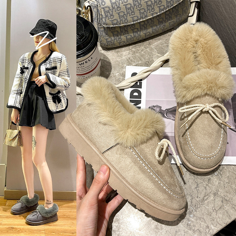 Mei Chen 2020 Autumn new pattern Cotton-padded shoes Flat bottom Casual shoes fashion student skate shoes Autumn and winter Women's Shoesin the Women's Shoes, High shoes  category - from Buy2taobao.com to provide professional Taobao agent buy service