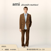 季 夹克 末甄选 Paris 羊毛华达呢西装 Ami 男士 双排扣西服外套