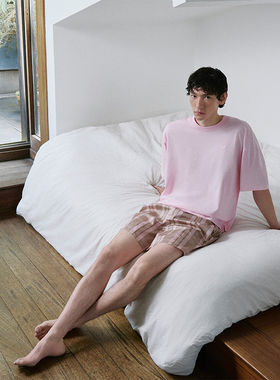 Ami Paris男女同款缝线ADCT恤 立体爱心棉质上衣