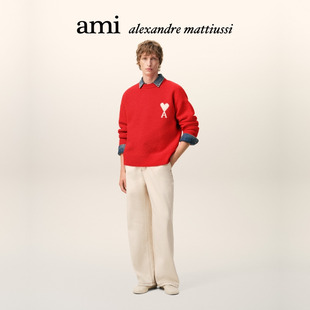 Ami Paris白色ADC云朵毛衣 针织衫