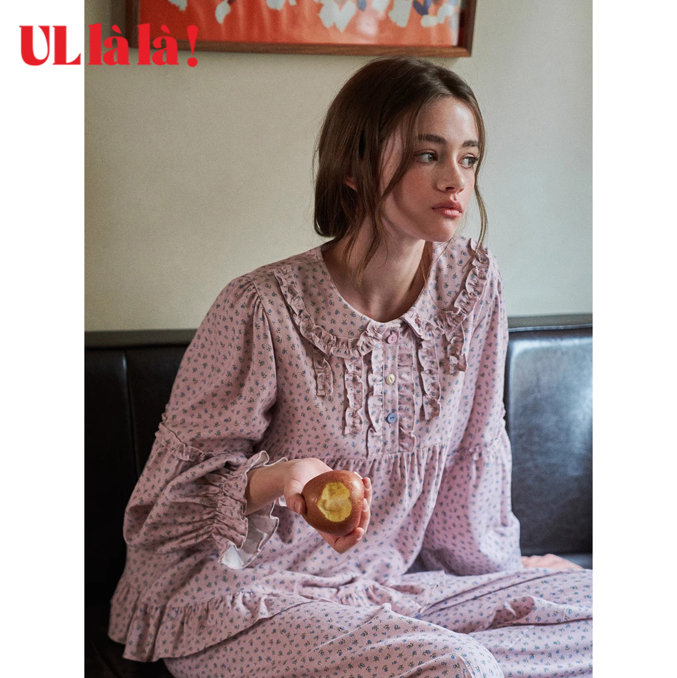 Ullala复古甜心风韩版睡衣