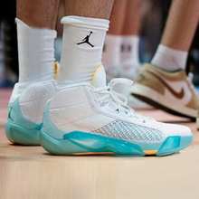 NIKE/耐克AJ38郭艾伦实战训练减震高帮全掌气垫篮球鞋FD0585-100