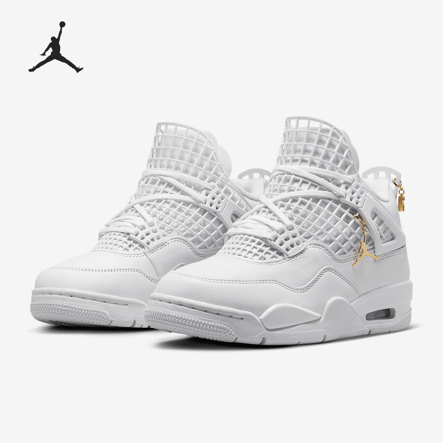 Nike/耐克AJ 4"net"女子网格覆层设计运动篮球休闲鞋FN7251-107