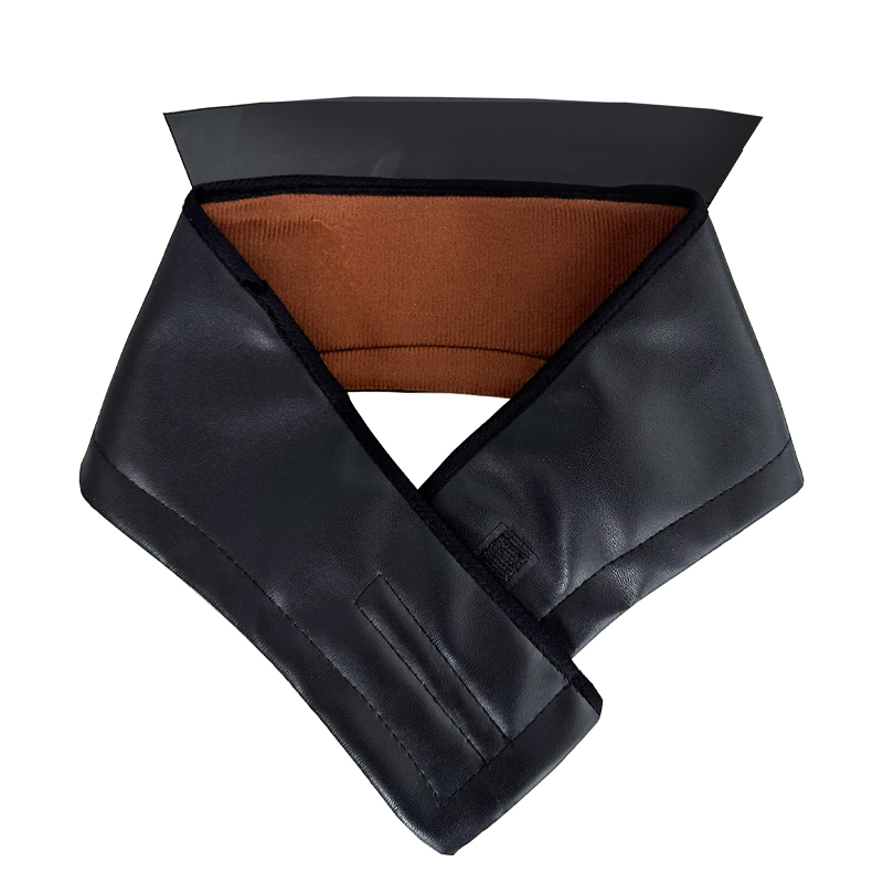 电动摩托车头盔保暖围脖秋冬保暖围巾可拆卸护脖子保暖围脖