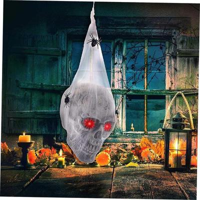 Halloween Skull haunted house secret room courtyard万圣节