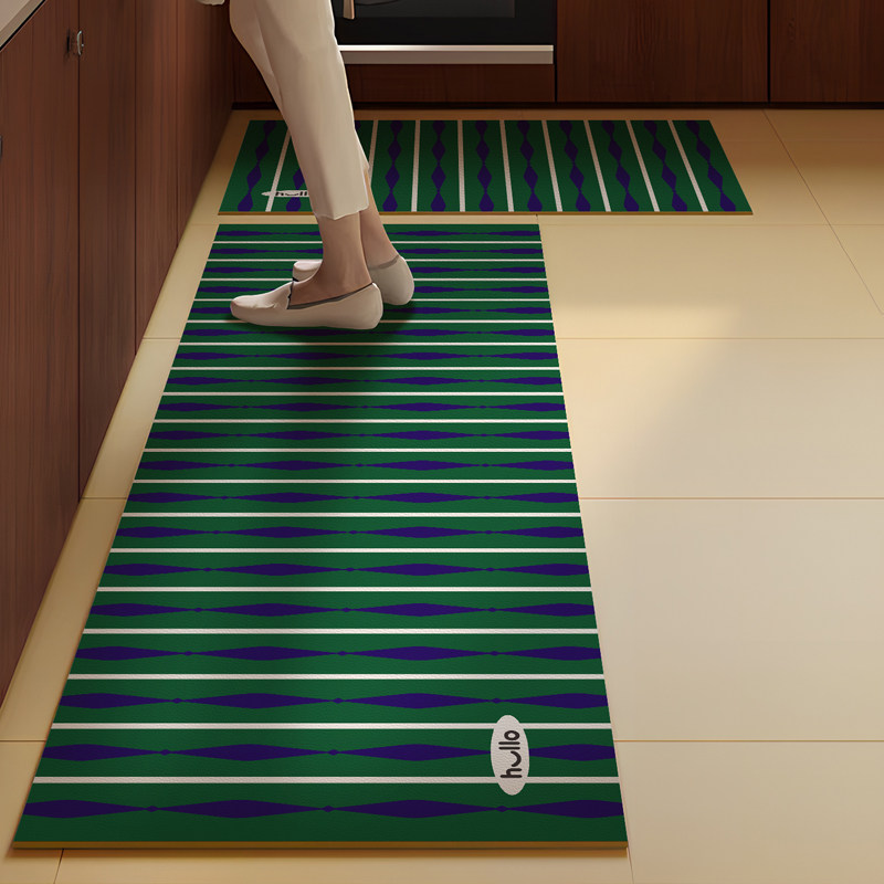 复古中古风高级感家用长条厨房地垫吸水防滑防油可擦免洗耐脏地垫,居家布艺,厨房地垫,淘宝优惠券,粉丝福利购,淘宝优惠卷