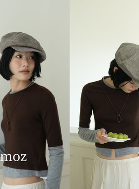 蓝墨竹LMO.Z日系复古秋冬新款贝雷帽子女百搭显脸小画家帽八角帽