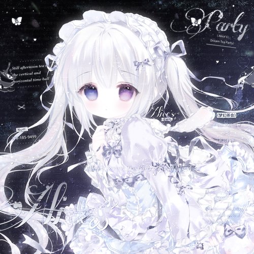 打包15张 岚岚会专 女生动漫插画二次元头像扭蛋原创圈高清无水印