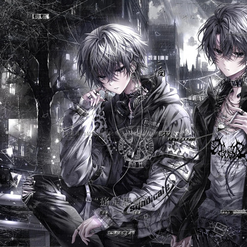 [90张 反调艺术家扭蛋机7期]男生插画头像原创圈直购 高清无水印