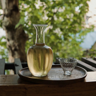 仿宋贵妃壶泡茶冷萃壶玻璃耐高温茶杯茶馆新中式下午茶冷泡茶茶具