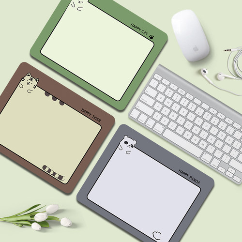 卡通异形动物鼠标垫电脑护腕垫极简可爱ins风女生高颜值办公桌垫