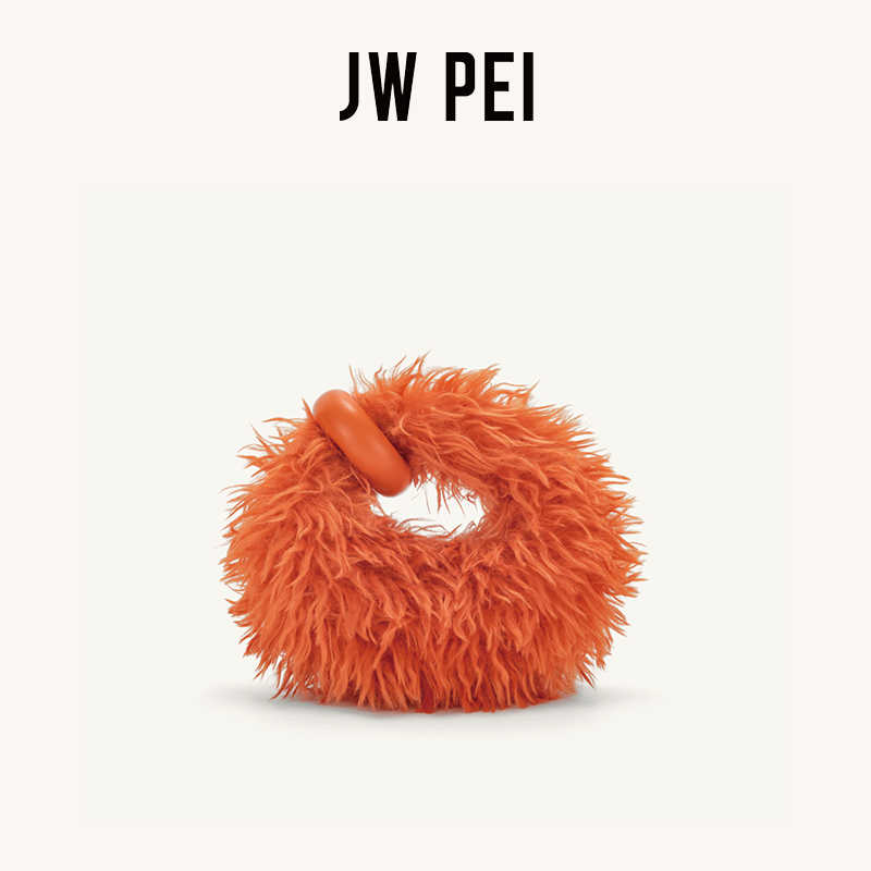 JW PEI算盘包Abacus小众设计新款毛绒迷你手提包手拿包包