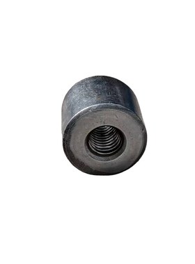 现货细牙圆柱螺母细牙套管铁本色细扣焊接圆螺母 M10M12TM16M20M2