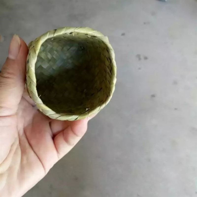 【特色】清明饭装l饰道具乌米饭草袋子装糯米袋子蒸米饭糕点用的