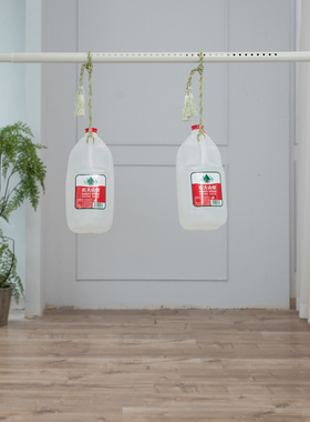 免打孔安装弹簧伸缩杆窗帘s杆单杆白色加粗32mm直径阳台支撑晾衣