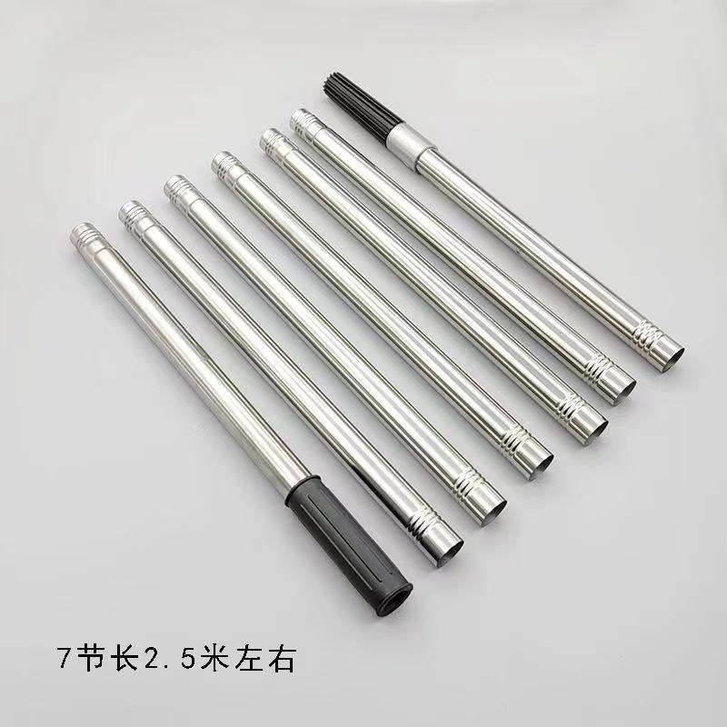 滚筒刷伸缩杆不锈钢通用刷墙y房顶刷乳胶漆油漆加长延长杆涂料杆