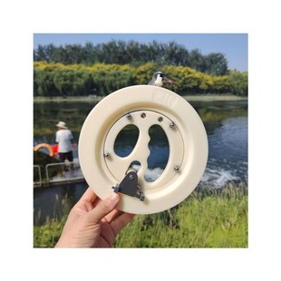 鱼线卷线盘钓鱼线圈盘轮盘收线盘海钓船钓轮M手把轮缠绕卷线器手