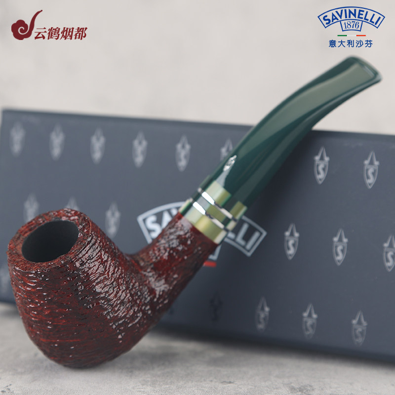 意大利Savinelli沙芬进口石楠木烟斗森林P414 628烟斗正品男士