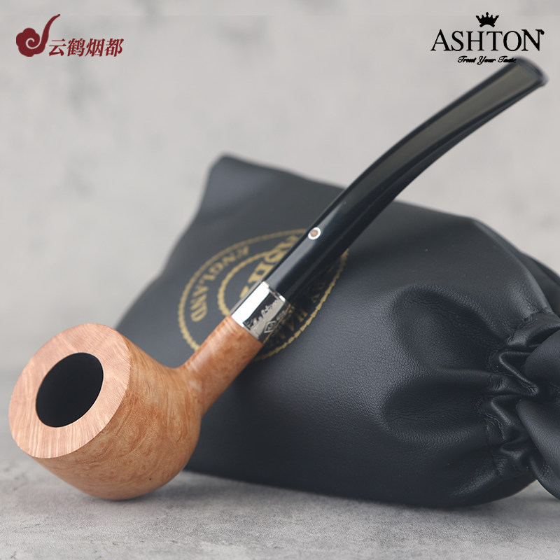 云鹤英国Ashton阿什顿手工石楠木烟斗SOVEREIGN光面系列烟斗