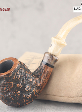 云鹤意大利Viprati维布拉蒂手工石楠木烟斗雕刻EXTRA17-4