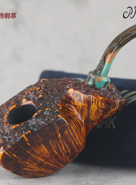 云鹤丹麦Peder Jeppesen吉普森手工石楠木烟斗IDA6-6Mohawk