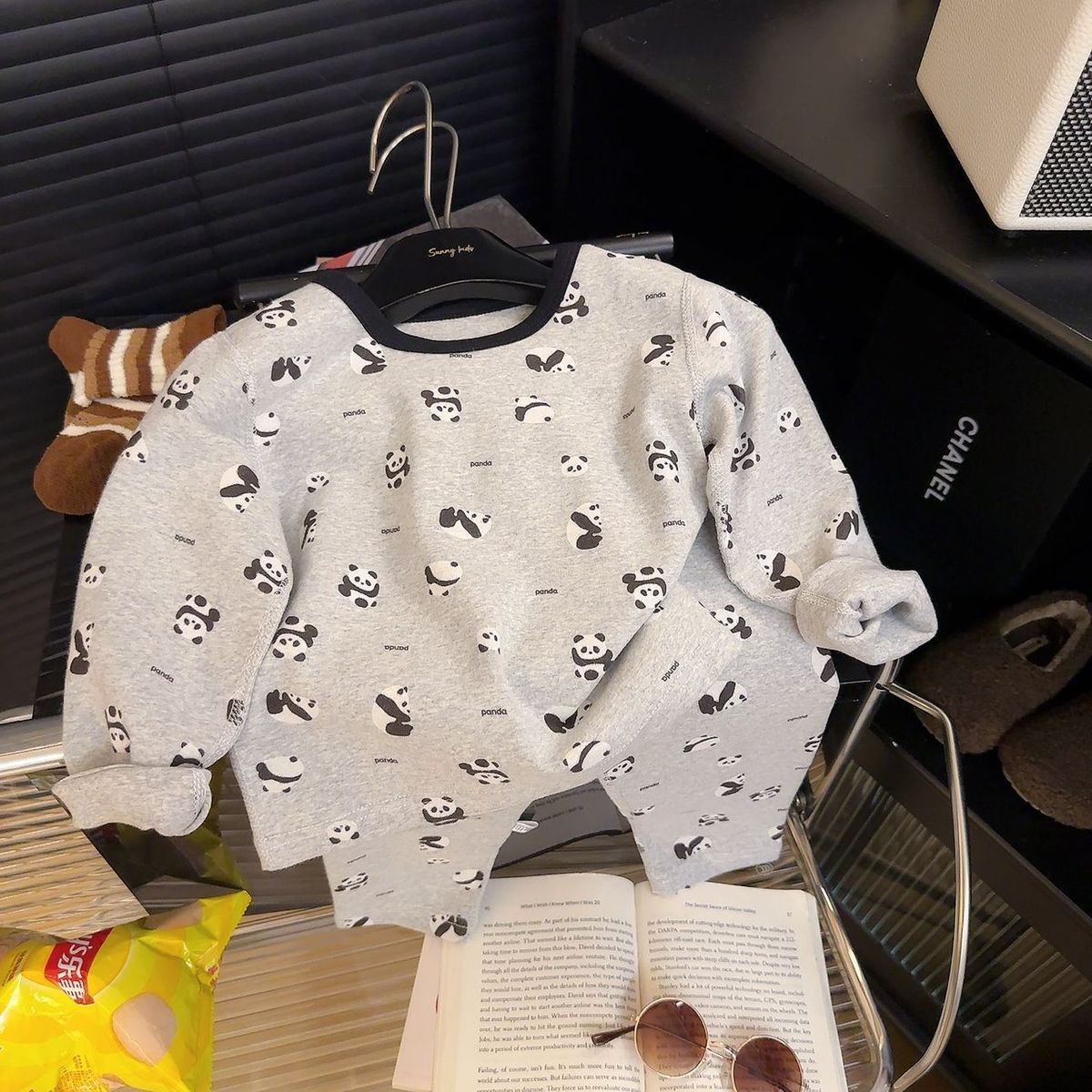 秋冬加厚纯棉小清新儿童居家服套内衣套装/秋衣秋裤/