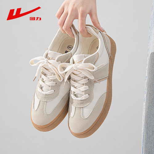 回力旗舰店正品复古百搭德训鞋女