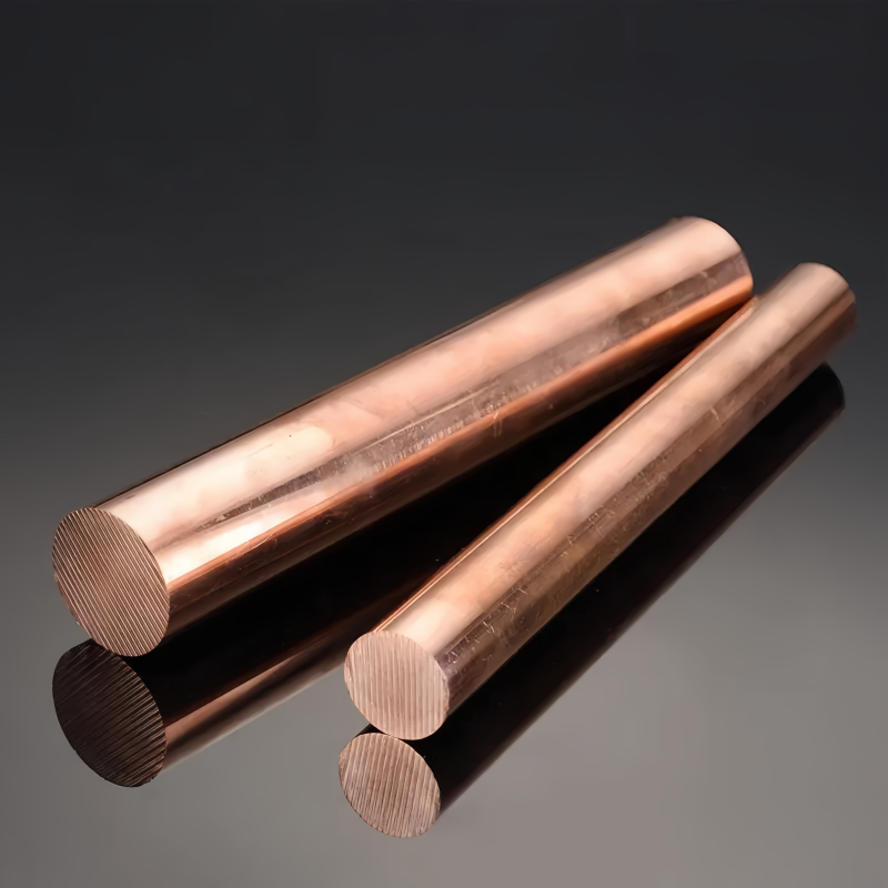 T2紫铜棒散热导电实心纯红铜圆柱