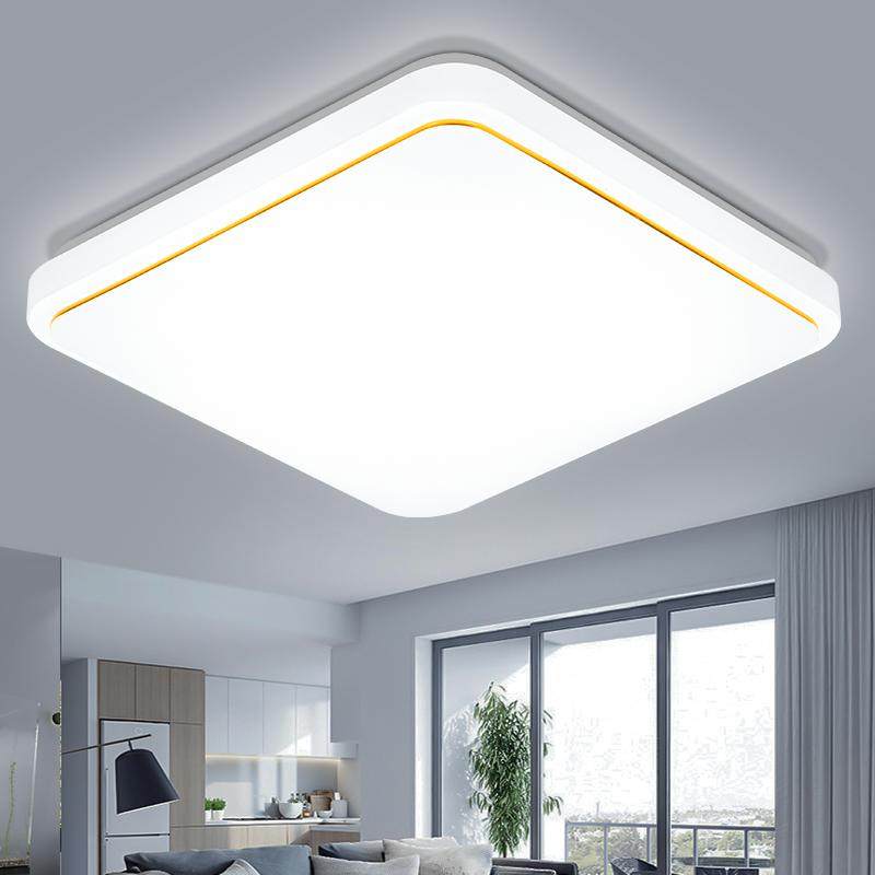方灯吸顶灯LED正方形卧室灯餐厅客厅灯阳台走廊厨卫家用灯具吸灯