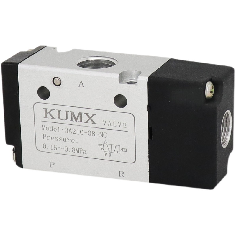 亚德客型气控阀3A210-08-NC常闭NO常开3A310-10二位三通3A410