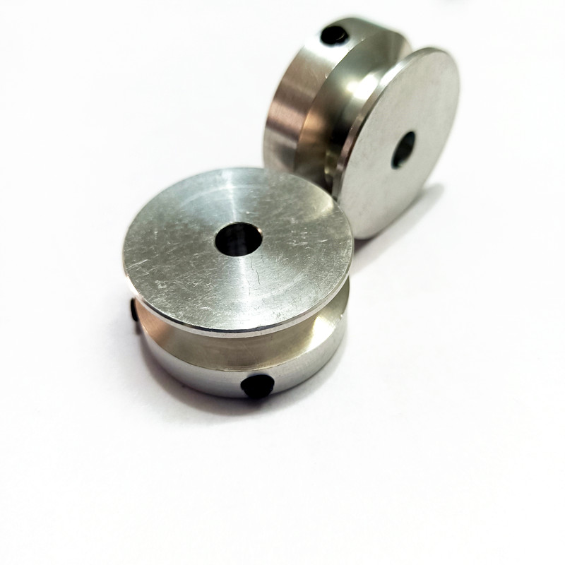 铝合金单槽皮带轮主轴电机皮带轮模型传动轮小皮带轮外径30皮带盘