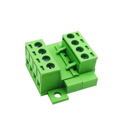 2EDGKPM-5.08锁板固定对插式接线端子带耳法兰锁抗震对接2EDGRKPF