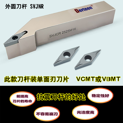 外圆车刀93度螺钉式数控刀杆SVJCR2020K16/2525M16 SVJBR1616K11