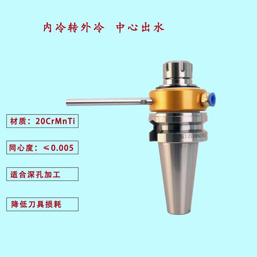 加工中心出水油路刀柄BT40/50-OMER/OMS25侧固式ER外转内冷无轴承