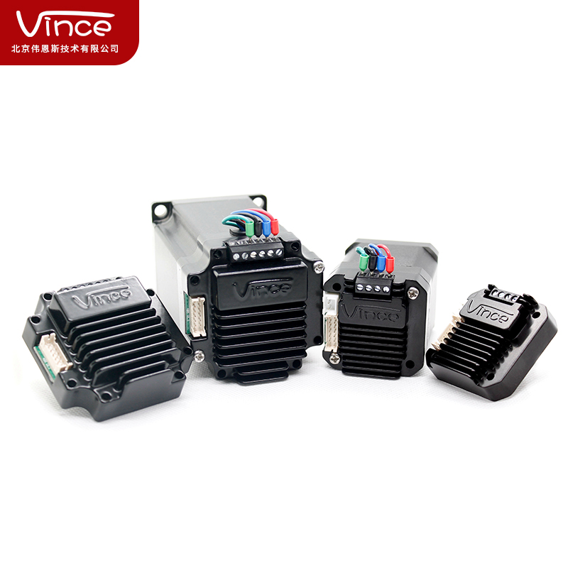 42步进电机驱动器控制器微型一体化rs485总线控制plc/stm32/pc