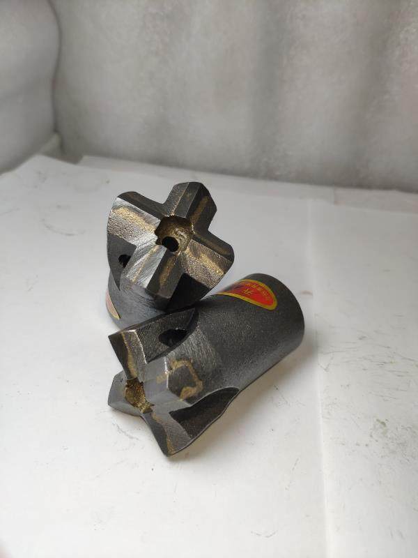 十字凿岩机钻头28到80各型号合金钎具五金刃具气动风钻机冲击钎头