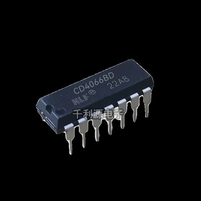 原装 CD4066BD CD4066BE 4066 直插DIP-14 四路双向开关芯片
