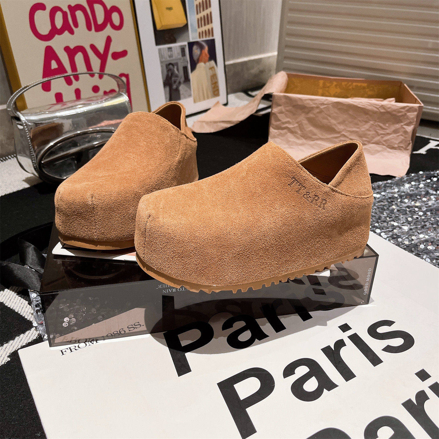 真皮版~欧货大头丑萌厚底松糕内增高6cm勃肯鞋面包鞋小个子单鞋女,女鞋,勃肯鞋/软木鞋,淘宝优惠券,粉丝福利购,淘宝优惠卷