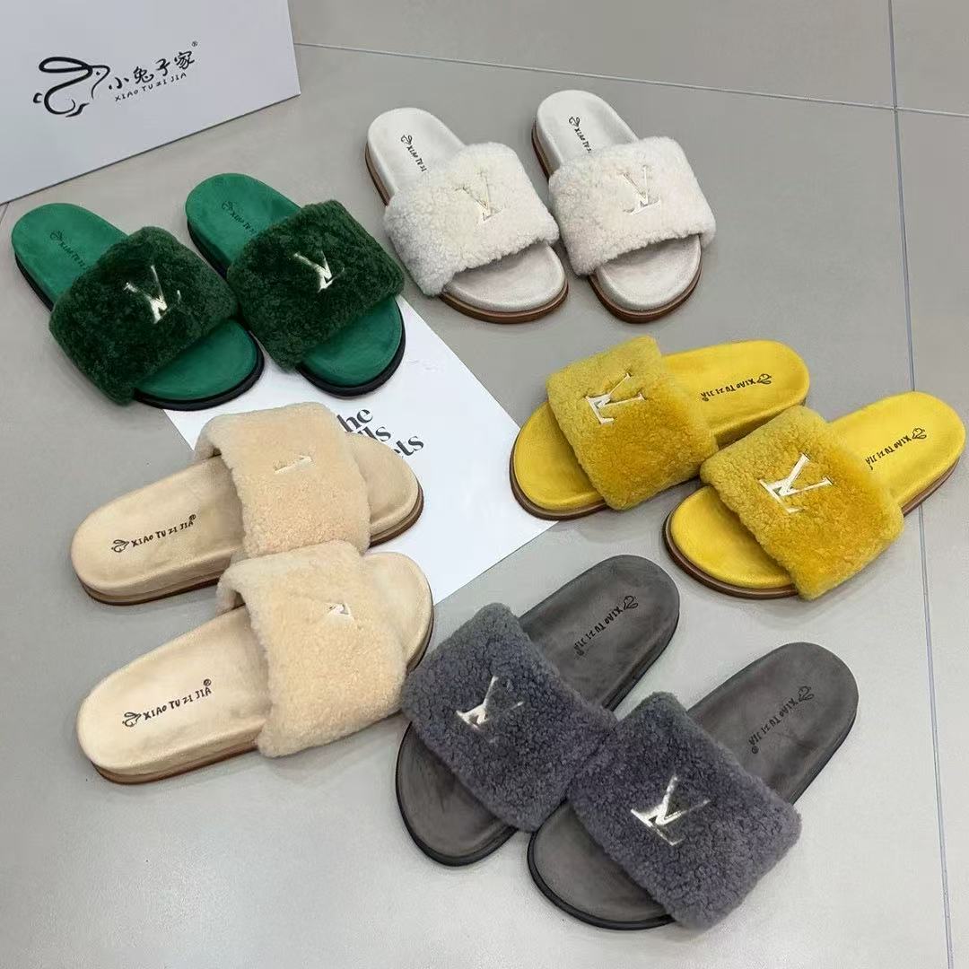 防滑网红羊羔毛拖鞋新款女鞋潮