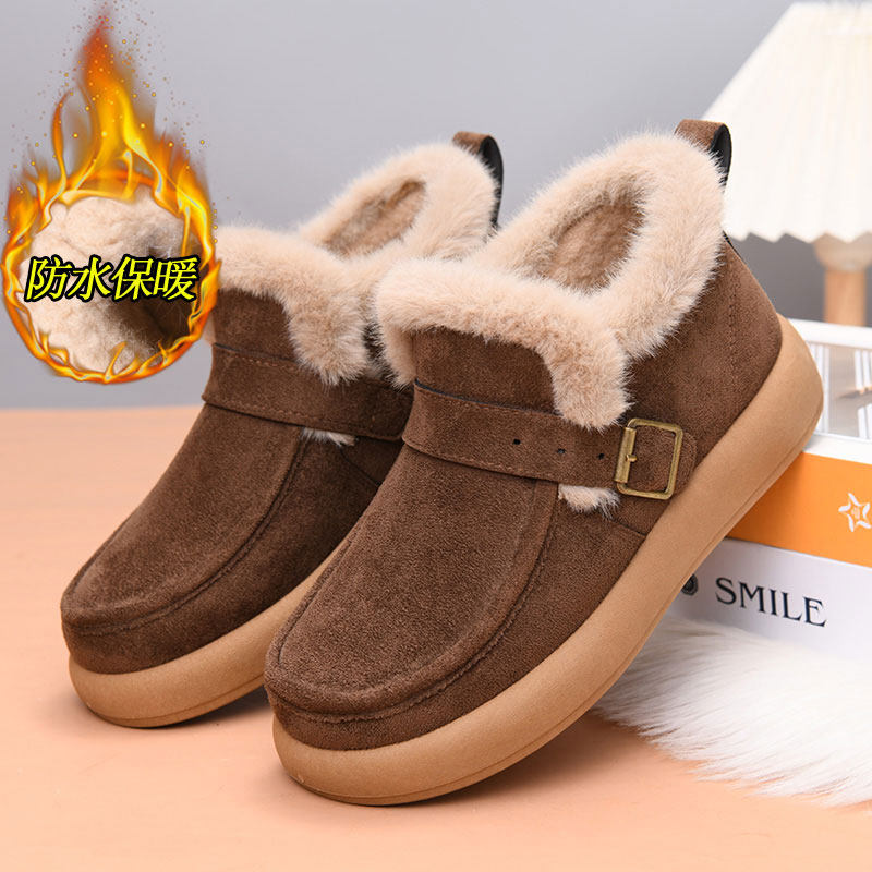 老北京布鞋棉鞋女冬加绒中老年妈妈鞋加厚保暖奶奶鞋一脚蹬短靴女,女鞋,时尚雪地靴,淘宝优惠券,粉丝福利购,淘宝优惠卷