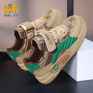 男童鞋子春秋款儿童板鞋2025新款夏季中大童透气帆布鞋男孩运动鞋