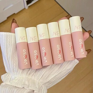 akf唇泥口红唇釉女M07小众品牌平价学生款雾面哑光M08M01M20色afk