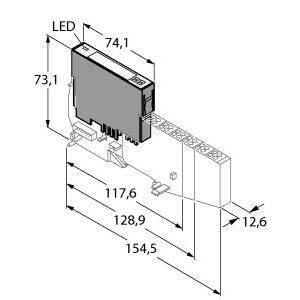 图尔克BL20-4DI-24VDC-P 16DI 32DI 2DI 8DI 16DO 0.5A 2A 32DO D