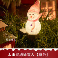 Christmas led color lights, snowmen, outdoor solar lawn, courtyard ground decorative lights, balcony scene arrangement lights thumbnail 2