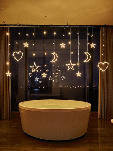 led星星灯小彩灯闪灯串灯满天星生日场景装饰品氛围房间露营布置