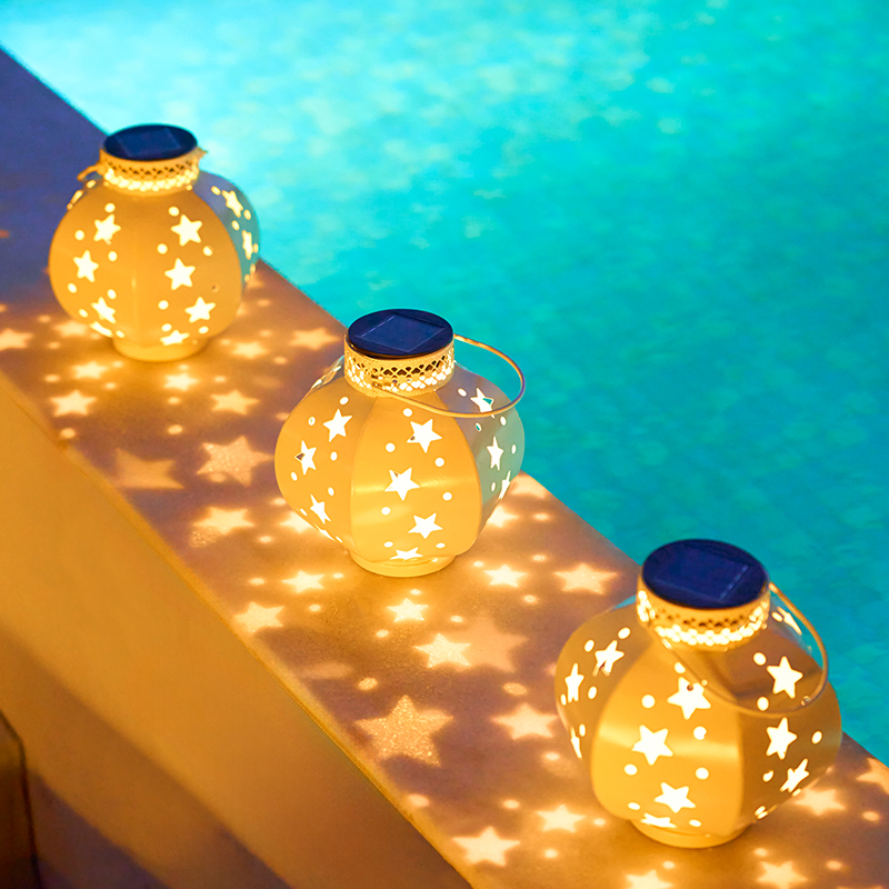 太陽能星星燈戶外露營花園小院燈